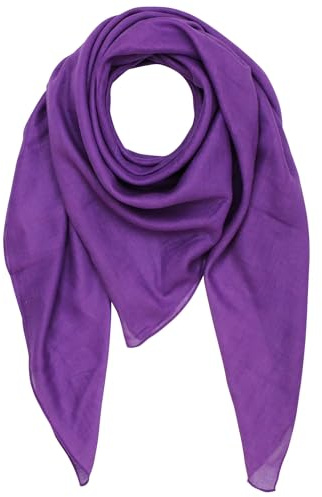 Superfreak® bomullstyg ° sjal°100 x 100 cm°100 % bomull° alla färger!! !, lila, one size