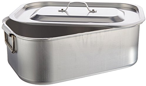 Paderno 16965-40 Brasiera con Coperchio, 40x26 cm, Alluminio