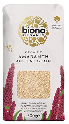 Biona Organic Amaranth Supergrain Seeds 500g (Pack of 6)