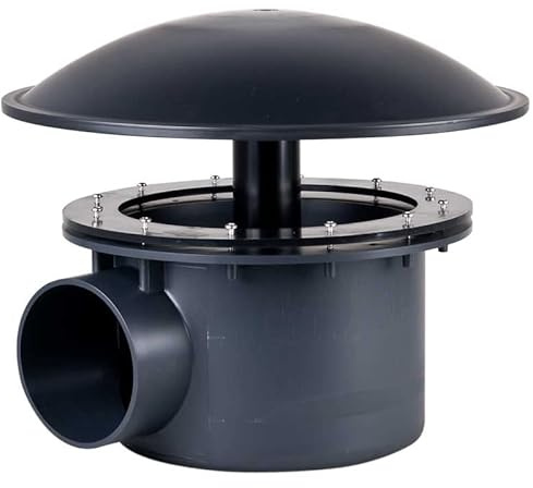 Teichpoint Bonde de sol de 110 mm d'épaisseur pour étang à carpes koï, étang de jardin, etc