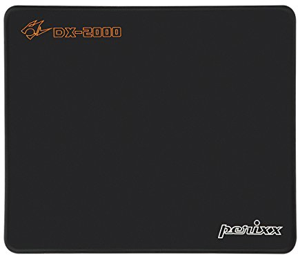 Perixx DX-2000XL, Alfombrilla Para Ratón Gaming Control, Base de Goma Antideslizante, Superficie Especial para Control Preciso, Negro, XL (400x320x5mm)
