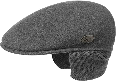 Kangol Schirmmütze das Original Sportmütze Nackenschutz (XXL/62-63 - anthrazit)