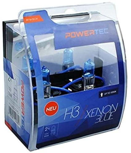 M-Tech PTZXB3-DUO H3 Xenon Optik Halogen Birne 55 W, Blau, Anzahl 2