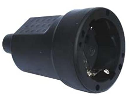 Silver Electronics 9231 Clavija Hembra, Negro