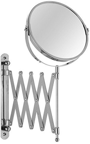 Espejo Doble clásico Plateado de Metal para baño Basic - LOLAhome