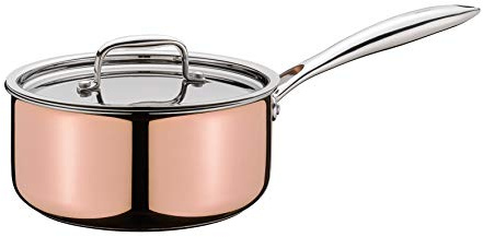 Steelpan met deksel 160 mm Spring 0715510616 Culinox argento