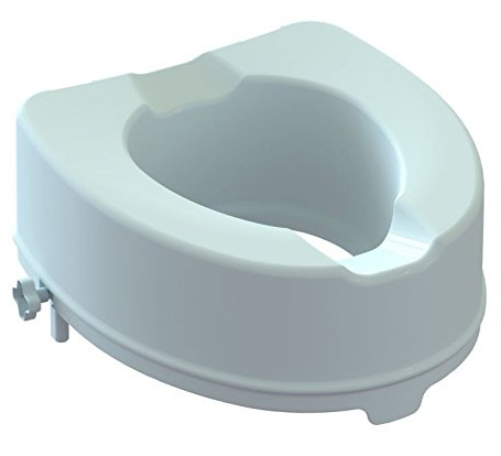 Negrari AR-14-PP-KD Rialzo WC alzawater h 14 cm con Sistema di bloccaggio Laterale