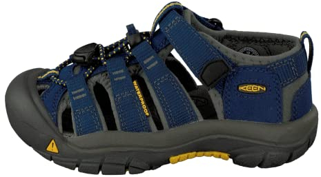 KEEN Newport H2 unisex – barn Sandal, Gargoyle med blå djup, 27/28 EU