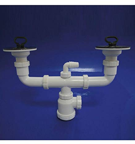 Sifon Doble Valvula Extensible T-44-E 1 1/2 Ø115