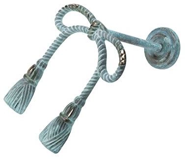 DecoProfi Raffhalter/Schalhalter Schleife für Gardinen, Messing patiniert
