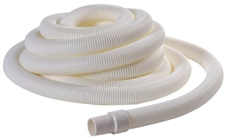 EDG by AQUALUX INTERNATIONAL - Tuyau Flottant Piscine Diamètre 38 mm Interieur avec 2 Embouts Fixes - Technologie Spiralée Haute Performance Anti Ecrasement - Longueur 12 m