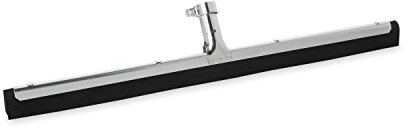 Rubbermaid Commercial Products Standard Floor Squeegee, 22-inch Dual Moss, Silver/Metal, Heavy Duty Rubber Floor Scrubber for Bathroom/Garage/Tile in Office Environment