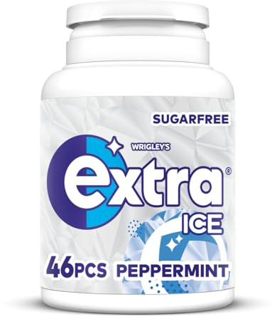 Extra Chewing Gum, Sugar Free, Ice Peppermint Flavour, Chewing Gum 46 Pieces, 64g