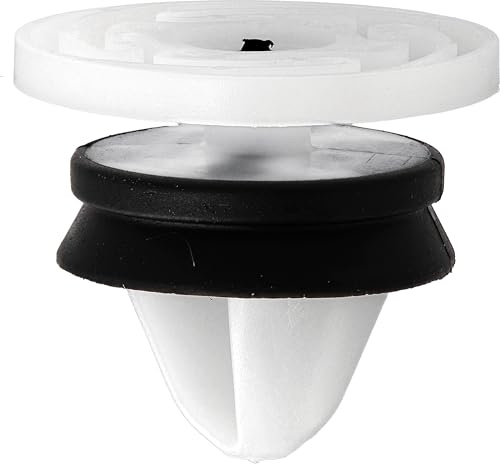 Restagraf Agrafe de Panneau Garniture Intérieure et Porte en Sachet pour Véhicules Renault/Peugeot/PSA/Nissan, 8.2mm Poinçon, Lot de 8, Blanc/Noir