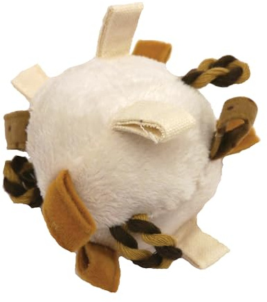 Rosewood Natural Nippers Puppy Toy Loopy Fun Ball