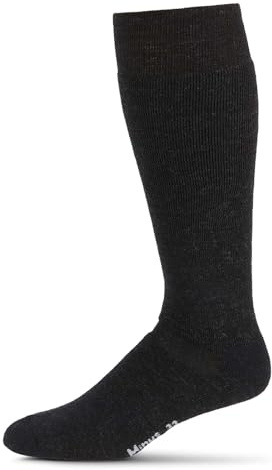 Minus33 - Calcetines de lana merino para esquí y snowboard, Primavera/Verano, Invierno - montañismo, Niños Mujer Niñas Hombre, color gris oscuro, tamaño M