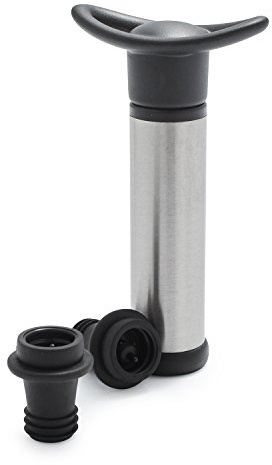 Sur La Table 3-Piece Wine Pump Set, Stainless Steel