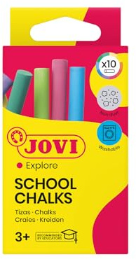 Jovi 152691 - Gessetti CLASSCOLOR, colores surtidos - Caja de 10 unidades, Modelli/Colori Assortiti, 1 Pezzo