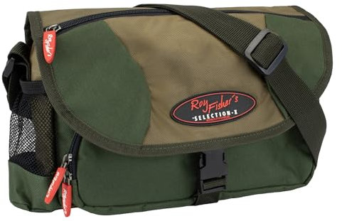 Roy Fishers Selection-X Umhängetasche Kuriertasche Messenger Bag Herren für Arbeit Schule Freizeit Notebook Tasche