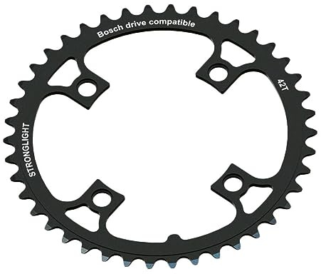 Kettenblatt Stronglight für Bosch 1; 44 Zähne schwarz LK 104mm
