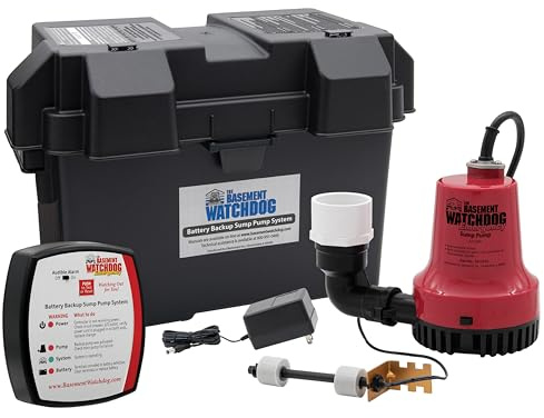 Basement Watchdog BWE 1000 Gallons Per Hour Basement Watchdog Emergency Back-Up Sump Pump
