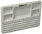 The Beadsmith Travel Bead Design in Beading Board and Gray Flock with Lid, 7.75 by 11.25-Inch