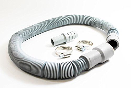 1.5m Drain Hose Extension For Washing Machines & Dishwashers (18mm / 22mm)
