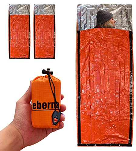 Couverture d'urgence Portable et Sac de Bivouac Thermique – Lot de 2
