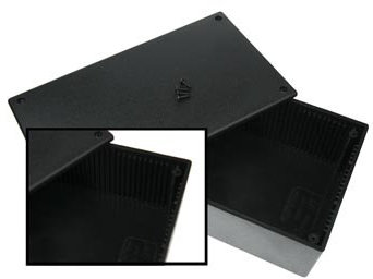 Velleman WCAH2852 valigetta porta attrezzi Nero - Custodia per attrezzi (Nero, Plastica, 200 mm, 110 mm, 65 mm)