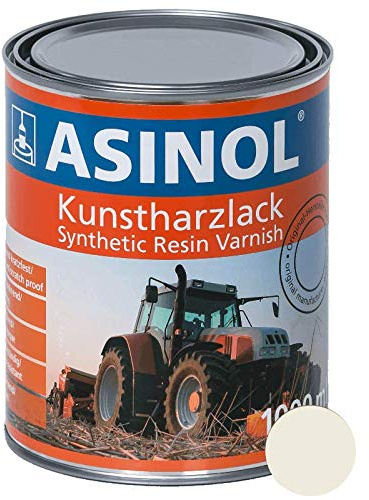ASINOL RAL 9001 cremeweiss hochglänzend 1 Liter, 1.000ml Kunstharzlack