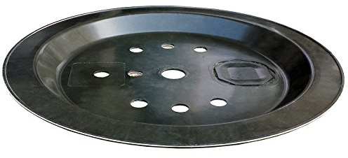 GFK-Abdeckung rund 66 cm für Wasserspiel und Becken Rundgitter 150kg belastbar mit Wartungsklappe