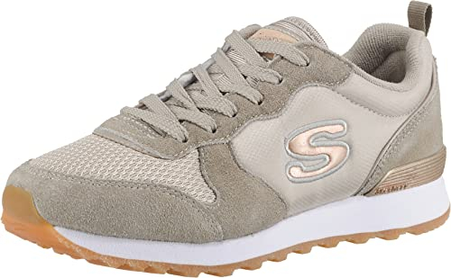 Skechers OG 85 Goldn Gurl, Zapatillas para Mujer, Gray Tpe, 39 EU