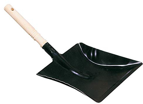 Kerbl Kehrschaufel schwarz Holzgriff