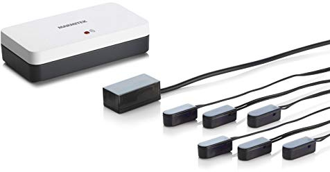 Extensor de Infrarrojos - Marmitek Invisible Control 6 - Funcionamiento de 6 Dispositivos en un Armario Cerrado - Compatible con Todos los Decodificadores de TV Europeos - Receptor Extrapequeño