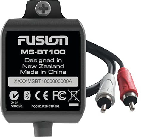 Fusion BT100 Marine Bluetooth Module/Receiver, Nero
