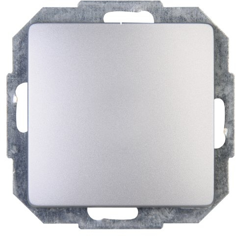Kopp 650620081 Paris - Interruptor universal (encendido/apagado), color plateado