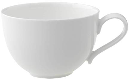 Villeroy & Boch - tazza caffè New Cottage Basic, sobria tazza in porcellana Premium bianca; design pulito e intramontabile; per lavastoviglie, 250 ml
