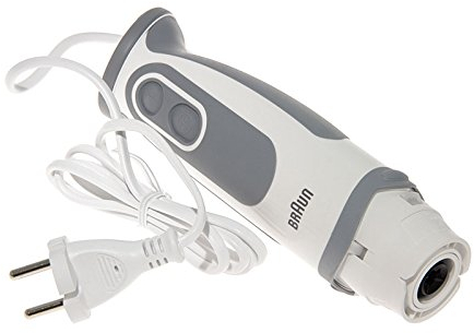Corpo Motore Per Braun Multiquick e Minipimer Mr 6500 Bianco egrigio