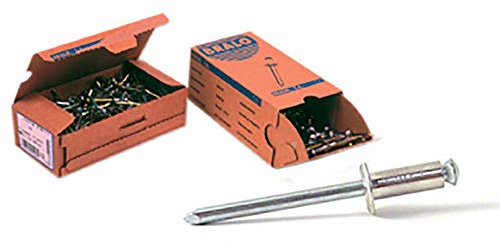 Bralo - Remache flor aluminio/acero alomada diámetro 4x20mm