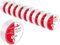 POPPSTAR Nastro isolante in PVC 10 m (larghezza 18 mm, spessore 0,18 mm), bianco, 10 rotoli