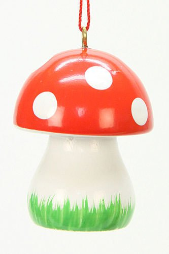 Christian Ulbricht Erzgebirge Baumbehang Pilz Gross 2,6/3,6 cm