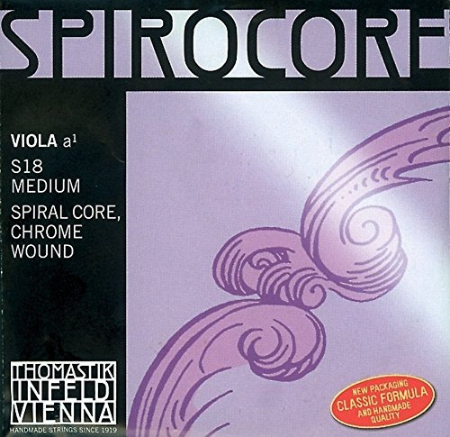Thomastik Cuerda para Viola 4/4 Spirocore - cuerda La núcleo en espiral entorchado aluminio, fuerte