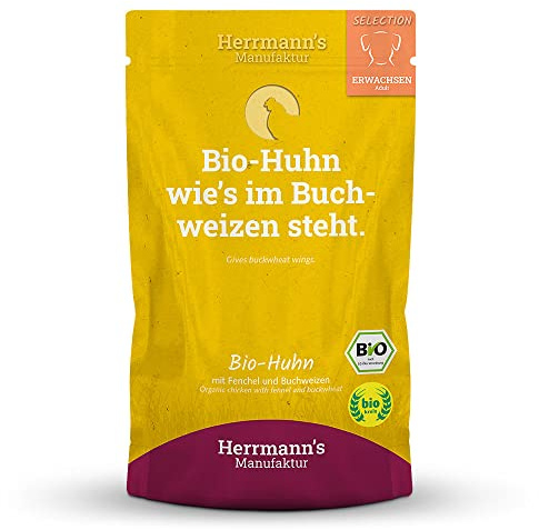 Herrmanns Huhn mit Fenchel und Buchweizen, 15er Pack (15 x 150 g)