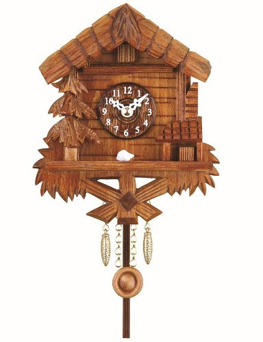 Trenkle Kuckulino Miniaturuhr aus dem Schwarzwald Quarz mit Kuckuckruf TU 2029 PQ