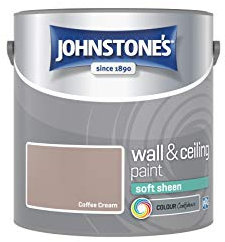 Johnstone's Wall and Ceiling Soft Sheen Emulsion Paint - Coffee Cream 2.5L