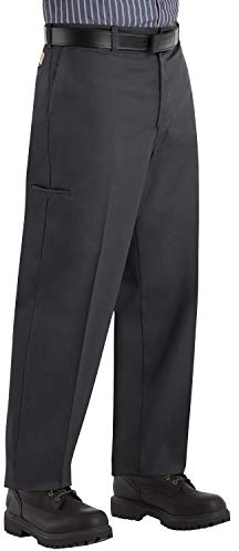 Red Kap Men's Cell Phone Pocket Pant, Black, 36W x 30L