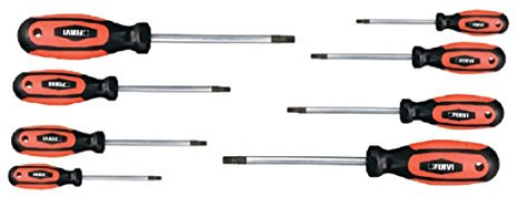 SERIE GIRAVITE TORX 8 PZ MOLYBDENUM - VANADIUM FERVI 0881/008