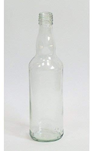 DIAH DO IT AT HOME Glass Round Bottle 500 ml 50 cl + Screw Caps Lids 15 pcs.