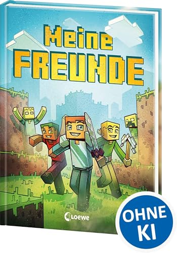 Meine Freunde (Minecraft): Supercooles Eintragbuch für die Grundschule - Ein Must-Have und perfektes Geschenk für alle Minecrafter ab 6 Jahren (Eintragbücher)