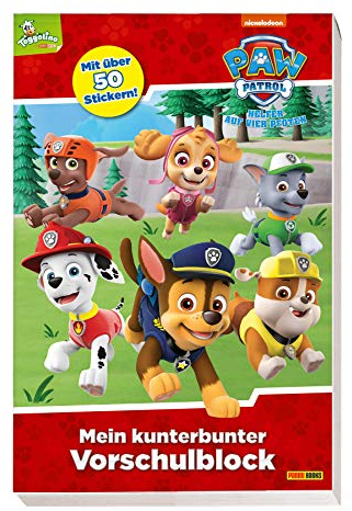 PAW Patrol: Mein kunterbunter Vorschulblock: mit über 50 Stickern!